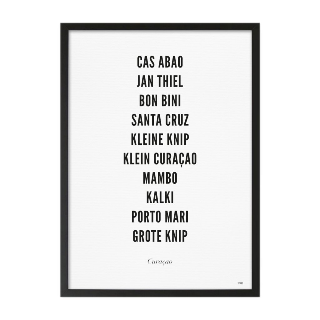 Poster of Curaçao | WIJCK.